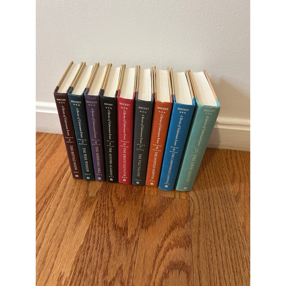 Lemony Snicket A Series of Unfortunate Events Hardcover Book Mixed Set